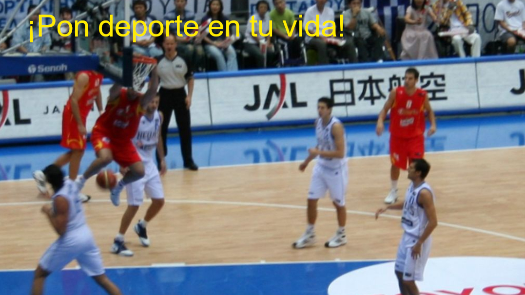¡Pon deporte en tu vida!